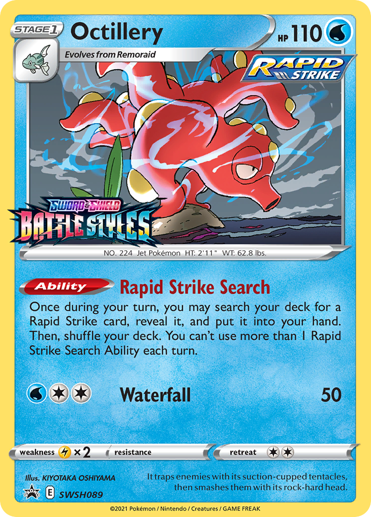 Octillery (SWSH089) (Prerelease Promo) [Sword & Shield: Black Star Promos] | Gear Gaming Bentonville