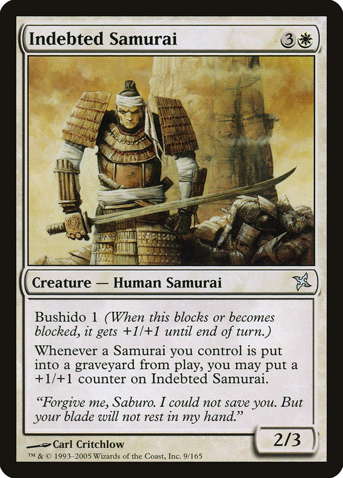 Indebted Samurai [Betrayers of Kamigawa] | Gear Gaming Bentonville