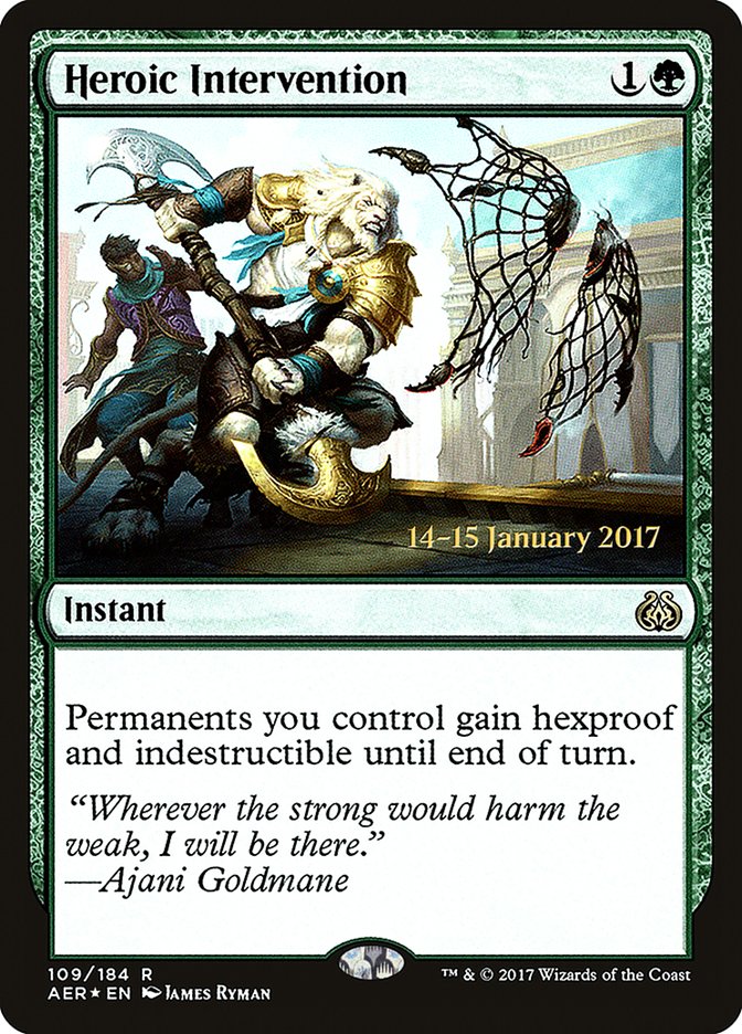 Heroic Intervention [Aether Revolt Prerelease Promos] | Gear Gaming Bentonville