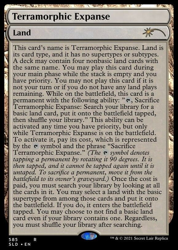 Terramorphic Expanse (Full Text) [Secret Lair Drop Promos] | Gear Gaming Bentonville