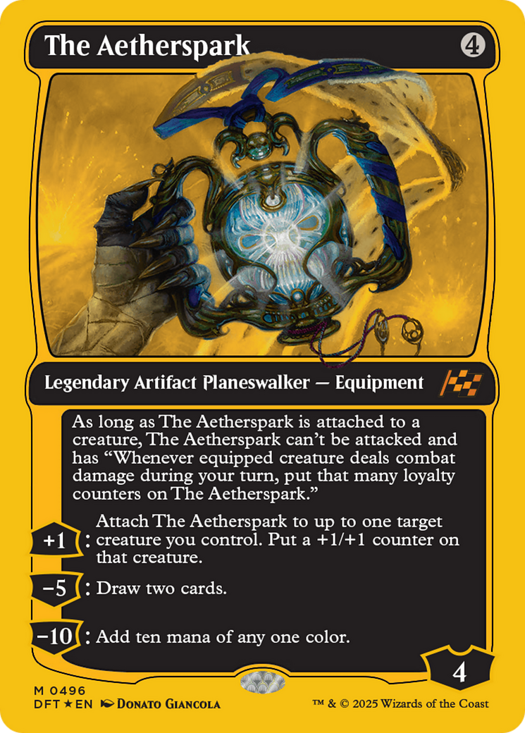 The Aetherspark (First-Place Foil) [Aetherdrift] | Gear Gaming Bentonville