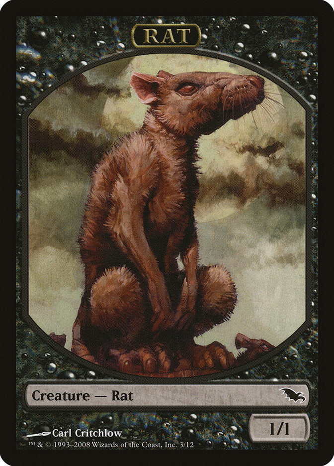 Rat Token [Shadowmoor Tokens] | Gear Gaming Bentonville