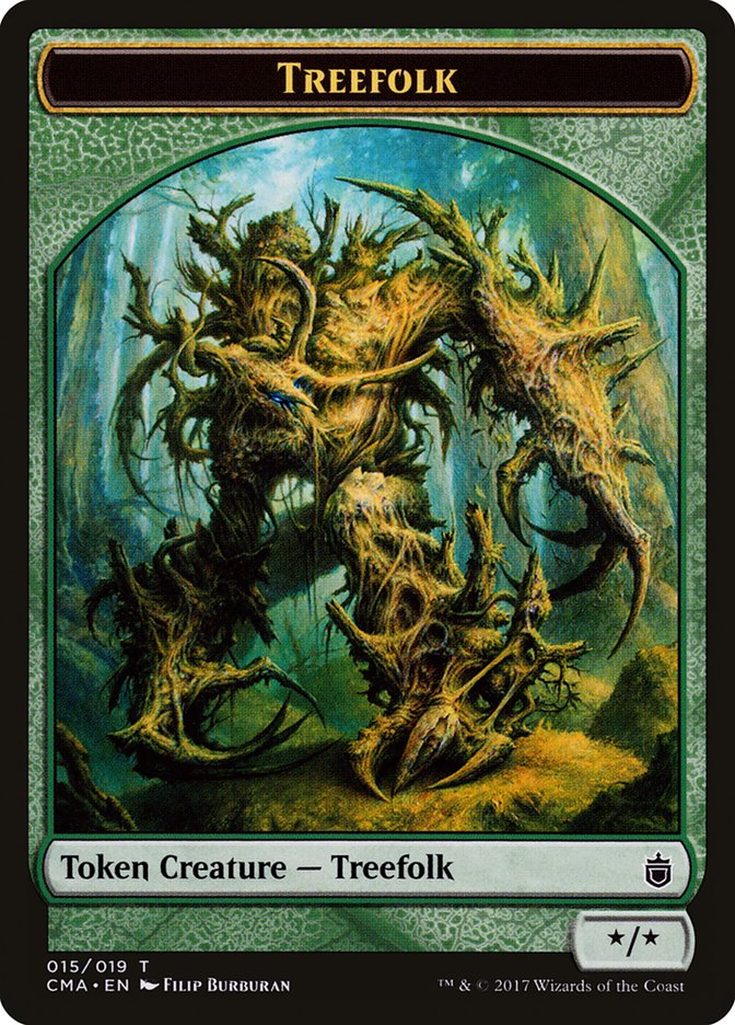 Treefolk Token [Commander Anthology Tokens] | Gear Gaming Bentonville
