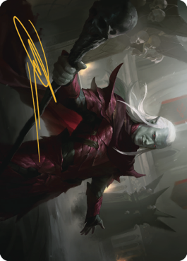 Baeloth Barrityl, Entertainer Art Card (Gold-Stamped Signature) [Commander Legends: Battle for Baldur's Gate Art Series] | Gear Gaming Bentonville