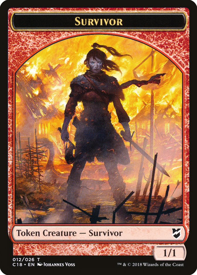 Survivor Token [Commander 2018 Tokens] | Gear Gaming Bentonville