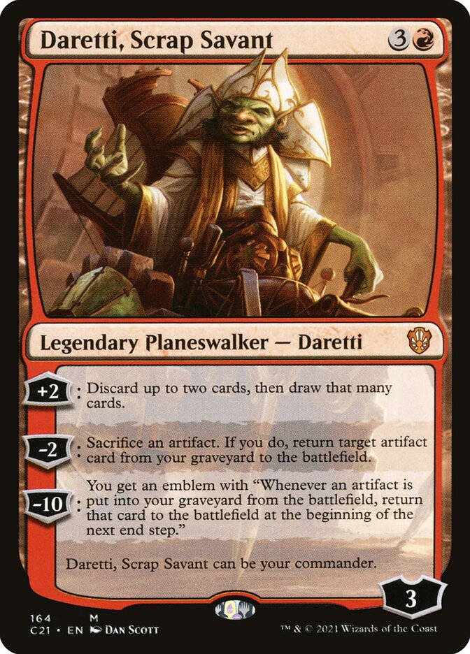 Daretti, Scrap Savant [Commander 2021] | Gear Gaming Bentonville