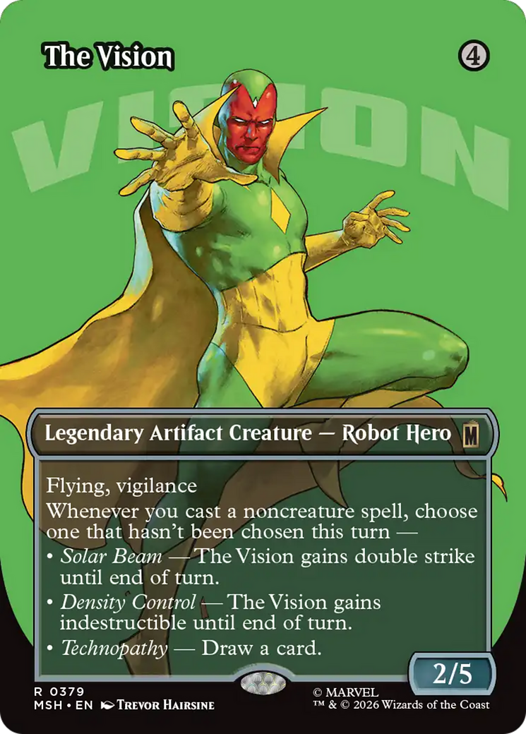 The Vision (Borderless) [Marvel Super Heroes] | Gear Gaming Bentonville