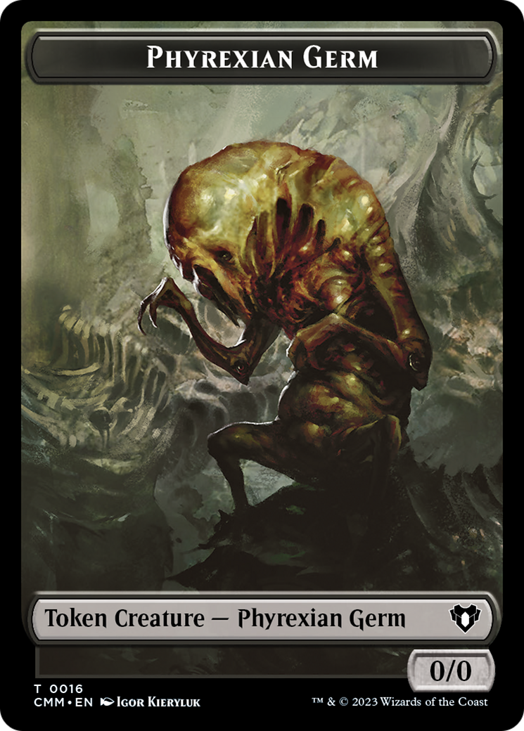 Phyrexian Germ Token [Commander Masters Tokens] | Gear Gaming Bentonville