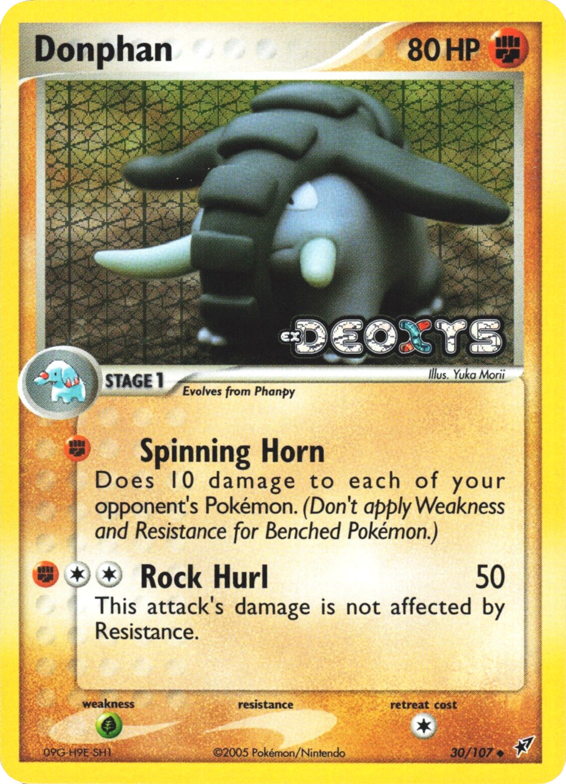 Donphan (30/107) (Stamped) [EX: Deoxys] | Gear Gaming Bentonville