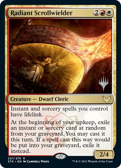 Radiant Scrollwielder (Promo Pack) [Strixhaven: School of Mages Promos] | Gear Gaming Bentonville