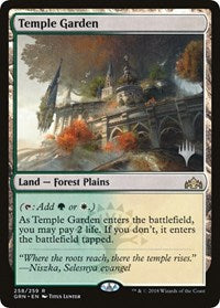 Temple Garden (258) [Promo Pack: Throne of Eldraine] | Gear Gaming Bentonville