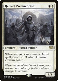 Hero of Precinct One (11) [Promo Pack: Throne of Eldraine] | Gear Gaming Bentonville