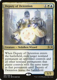 Deputy of Detention (165) [Promo Pack: Throne of Eldraine] | Gear Gaming Bentonville
