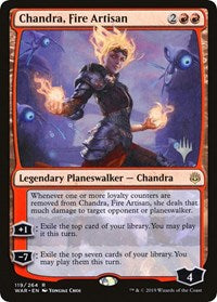 Chandra, Fire Artisan (119) [Promo Pack: Throne of Eldraine] | Gear Gaming Bentonville