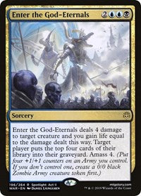 Enter the God-Eternals (196) [Promo Pack: Throne of Eldraine] | Gear Gaming Bentonville
