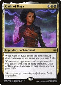 Oath of Kaya (209) [Promo Pack: Throne of Eldraine] | Gear Gaming Bentonville