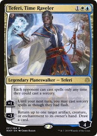 Teferi, Time Raveler (221) [Promo Pack: Throne of Eldraine] | Gear Gaming Bentonville