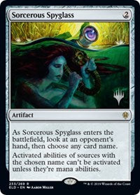 Sorcerous Spyglass (233) [Promo Pack: Throne of Eldraine] | Gear Gaming Bentonville