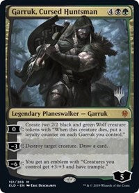 Garruk, Cursed Huntsman (191) [Promo Pack: Throne of Eldraine] | Gear Gaming Bentonville