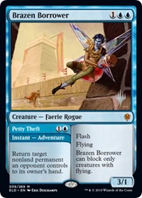 Brazen Borrower (39) [Promo Pack: Throne of Eldraine] | Gear Gaming Bentonville