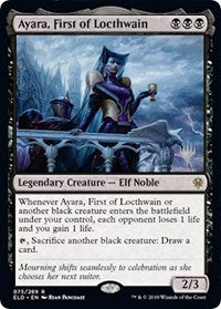 Ayara, First of Locthwain (75) [Promo Pack: Throne of Eldraine] | Gear Gaming Bentonville