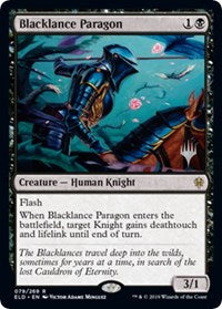Blacklance Paragon (79) [Promo Pack: Throne of Eldraine] | Gear Gaming Bentonville