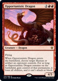 Opportunistic Dragon (133) [Promo Pack: Throne of Eldraine] | Gear Gaming Bentonville