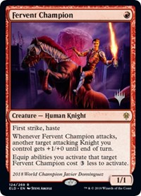 Fervent Champion (124) [Promo Pack: Throne of Eldraine] | Gear Gaming Bentonville