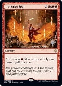 Irencrag Feat (127) [Promo Pack: Throne of Eldraine] | Gear Gaming Bentonville