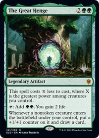 The Great Henge (161) [Promo Pack: Throne of Eldraine] | Gear Gaming Bentonville