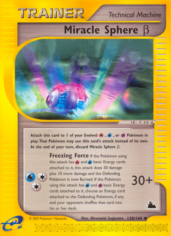 Miracle Sphere Beta (130/144) [Skyridge] | Gear Gaming Bentonville