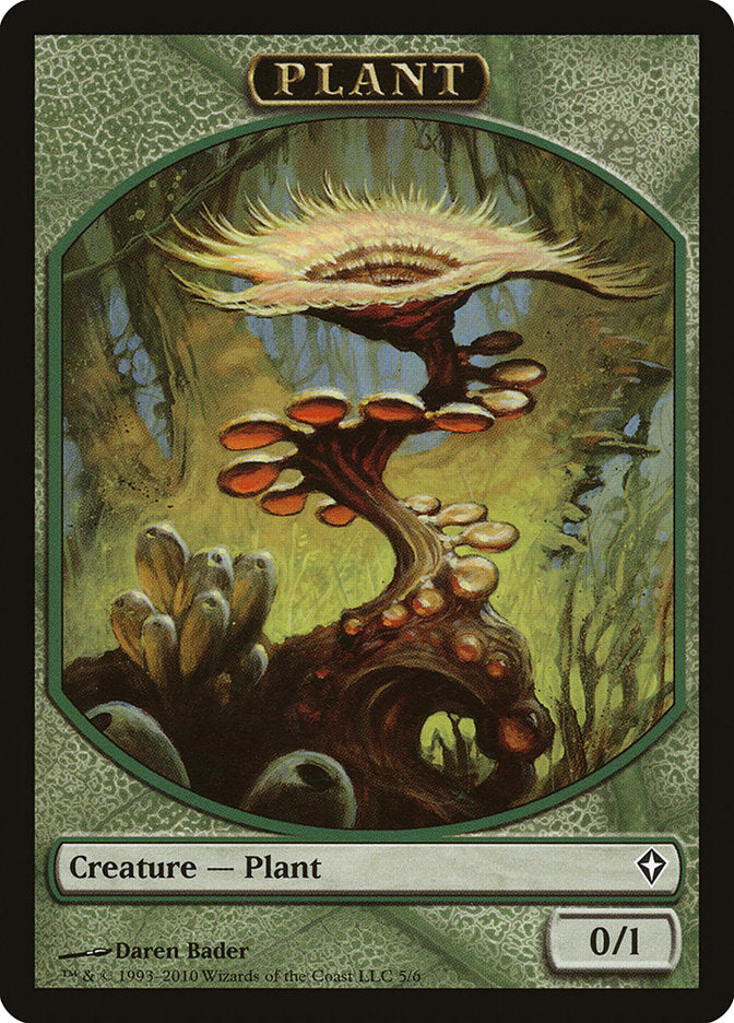Plant Token [Worldwake Tokens] | Gear Gaming Bentonville