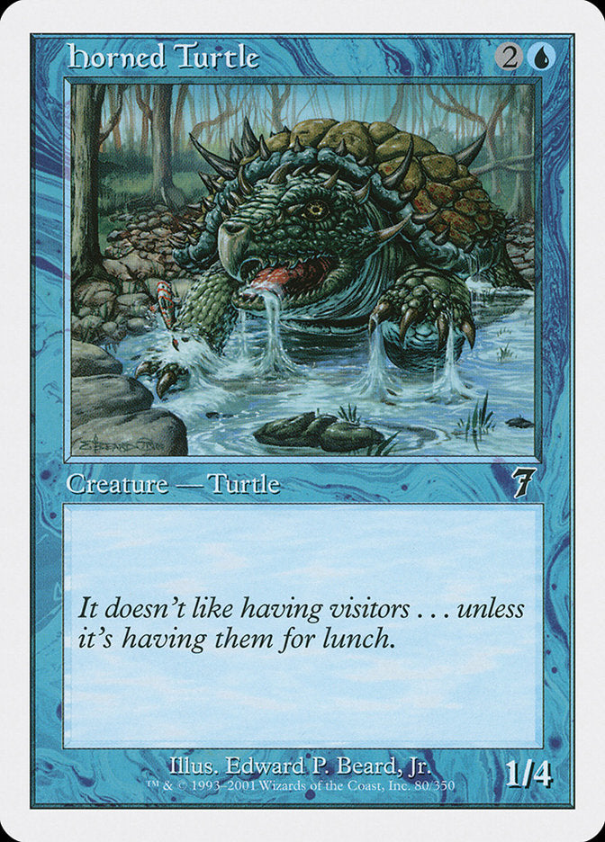 Horned Turtle [Seventh Edition] | Gear Gaming Bentonville