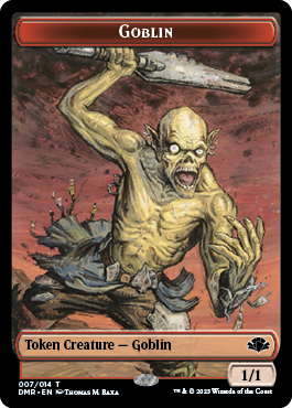 Goblin // Griffin Double-Sided Token [Dominaria Remastered Tokens] | Gear Gaming Bentonville