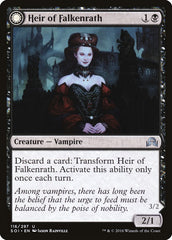 Heir of Falkenrath // Heir to the Night [Shadows over Innistrad] | Gear Gaming Bentonville