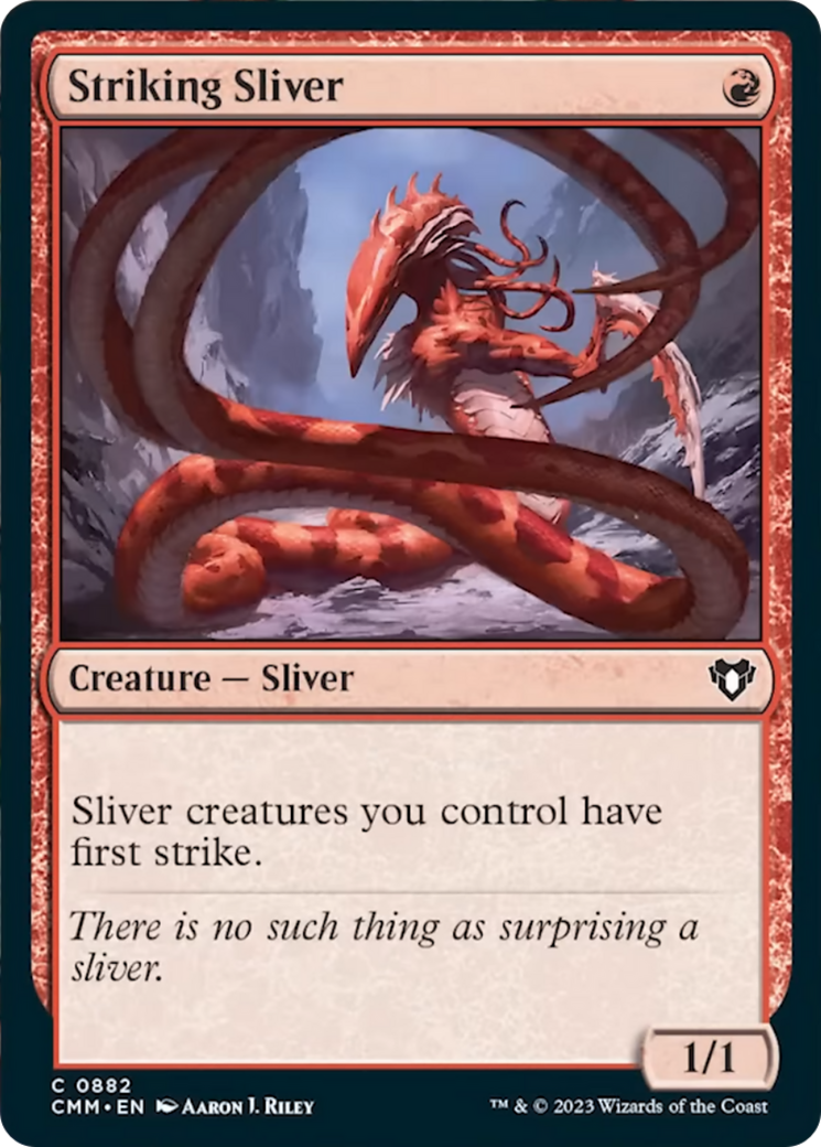 Striking Sliver [Commander Masters] | Gear Gaming Bentonville