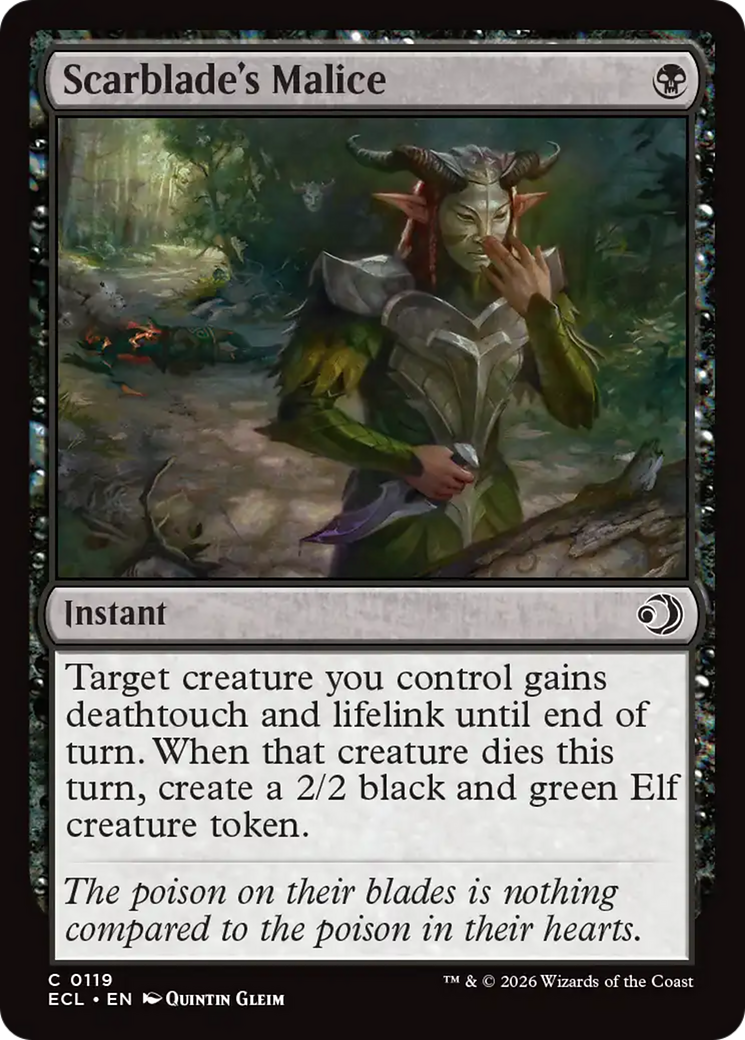 Scarblade's Malice [Lorwyn Eclipsed] | Gear Gaming Bentonville