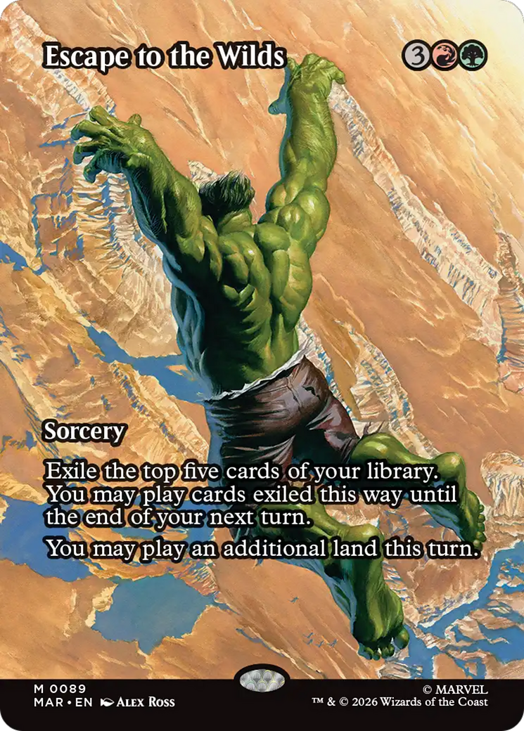 Escape to the Wilds (Borderless) [Marvel Universe: Eternal-Legal] | Gear Gaming Bentonville