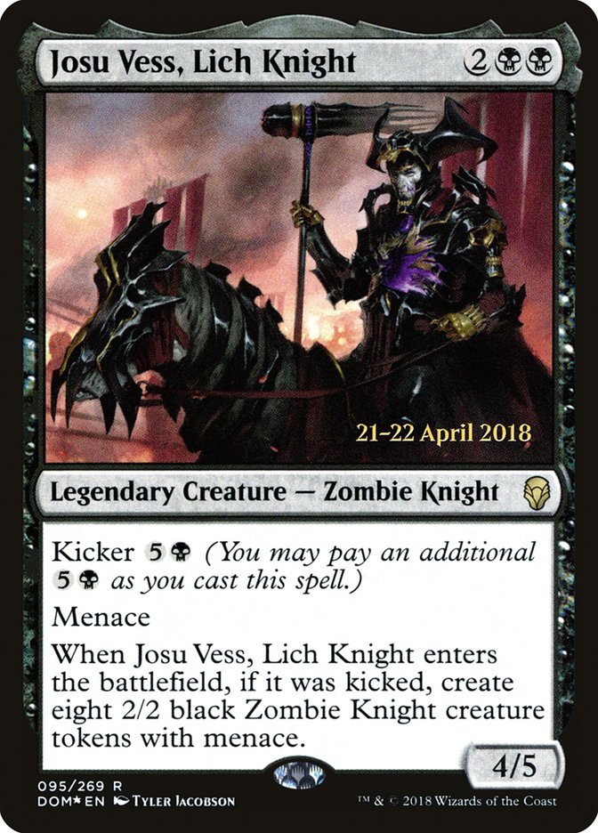 Josu Vess, Lich Knight [Dominaria Prerelease Promos] | Gear Gaming Bentonville