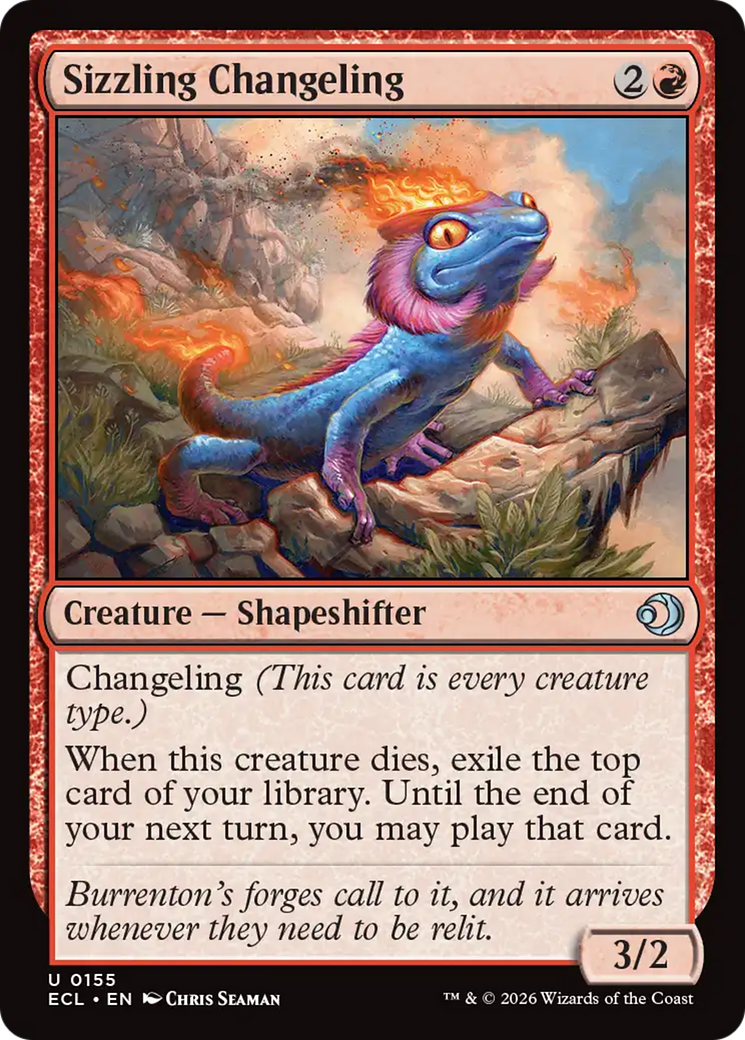 Sizzling Changeling [Lorwyn Eclipsed] | Gear Gaming Bentonville