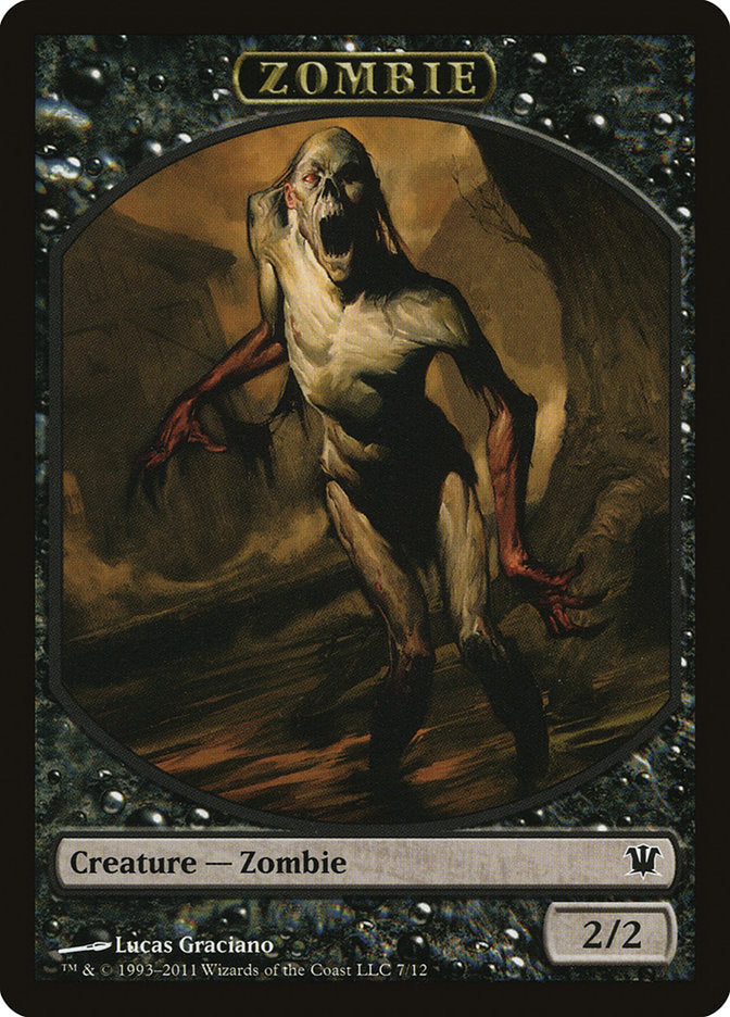 Zombie Token (7/12) [Innistrad Tokens] | Gear Gaming Bentonville
