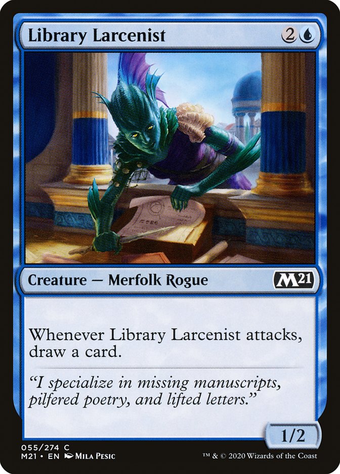 Library Larcenist [Core Set 2021] | Gear Gaming Bentonville