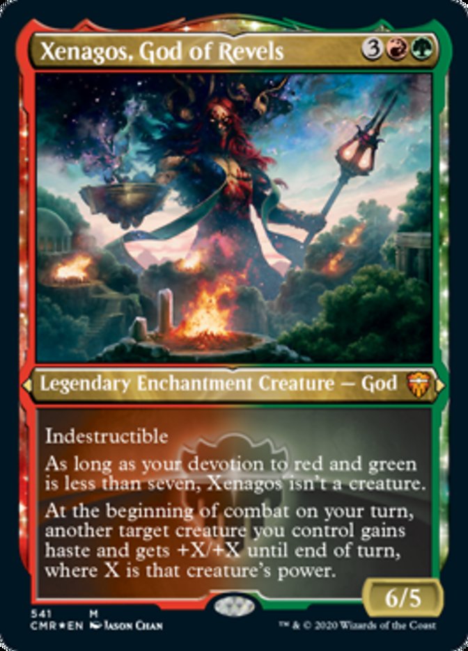 Xenagos, God of Revels (Etched) [Commander Legends] | Gear Gaming Bentonville