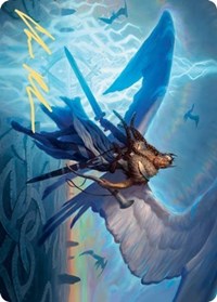 Righteous Valkyrie Art Card (Gold-Stamped Signature) [Kaldheim Art Series] | Gear Gaming Bentonville