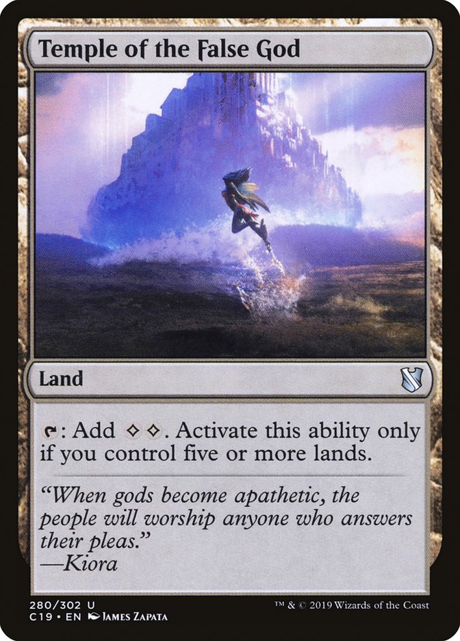 Temple of the False God [Commander 2019] | Gear Gaming Bentonville