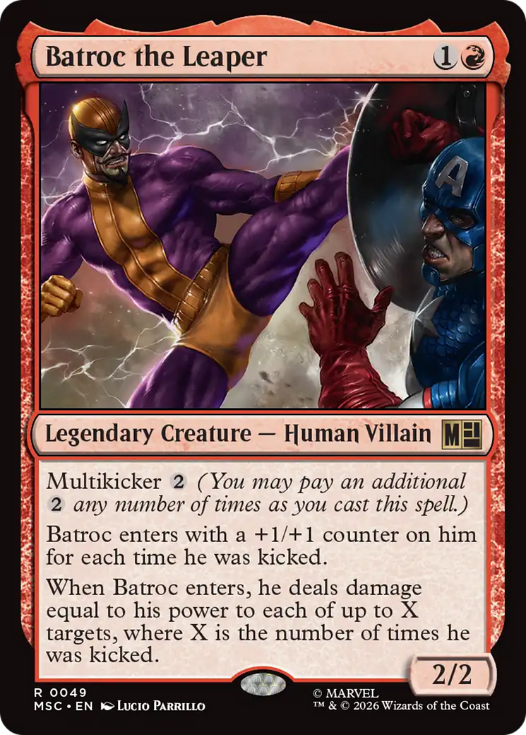 Batroc the Leaper (Surge Foil) [Marvel Super Heroes Commander] | Gear Gaming Bentonville