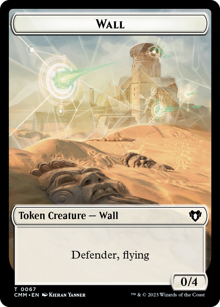 Wall // Kor Ally Double-Sided Token [Commander Masters Tokens] | Gear Gaming Bentonville