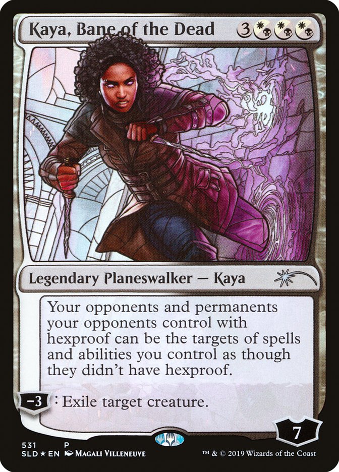 Kaya, Bane of the Dead (Stained Glass) [Secret Lair Drop Promos] | Gear Gaming Bentonville