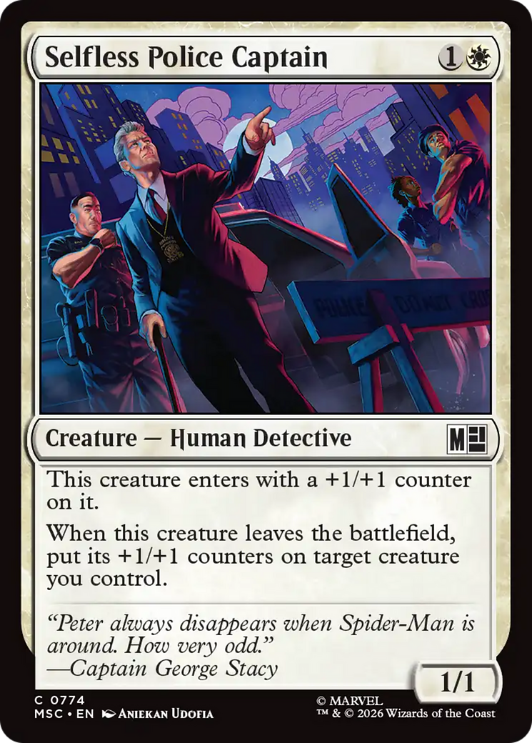 Selfless Police Captain [Marvel Super Heroes Commander] | Gear Gaming Bentonville