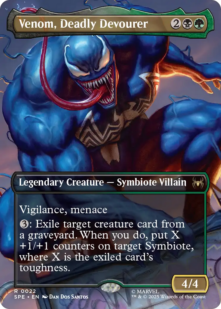 Venom, Deadly Devourer (Borderless) [Marvel's Spider-Man: Eternal-Legal] | Gear Gaming Bentonville